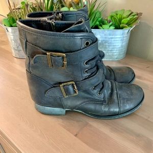 Dolce Vita Distressed Combat Boots - Women's 6.5